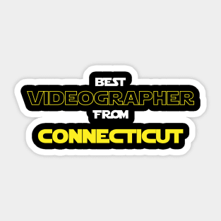 Best Videographer from Connecticut Sticker